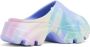 Adidas by Stella McCartney swirl-print peep-toe clogs Purple - Thumbnail 3