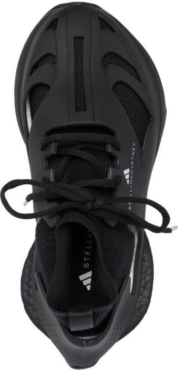 adidas by Stella McCartney Tonal Caged Knit Runner Sneakers Black