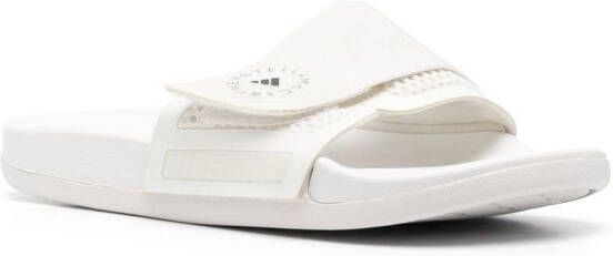 adidas by Stella McCartney touch strap slides White