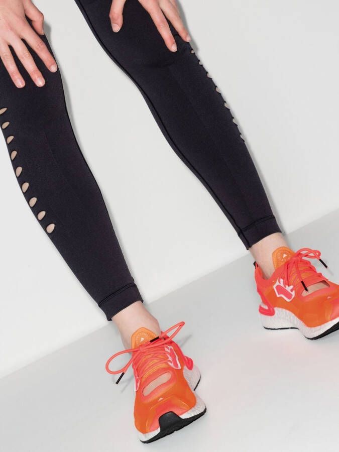 adidas by Stella McCartney Ultraboost cut-out low-top sneakers Orange