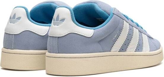 adidas calf-leather round-toe sneakers Blue