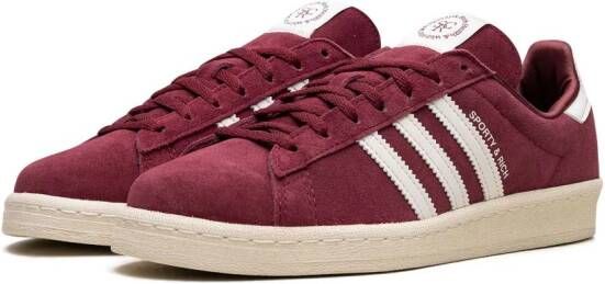 adidas Campus 80s "Sporty & Rich Merlot Cream" sneakers Red
