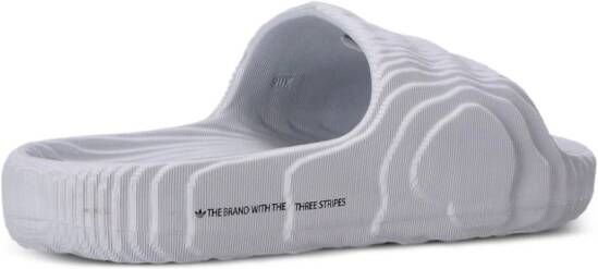 adidas Club Adilette 22 embossed slippers Grey