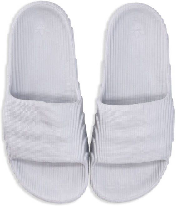 adidas Club Adilette 22 embossed slippers Grey