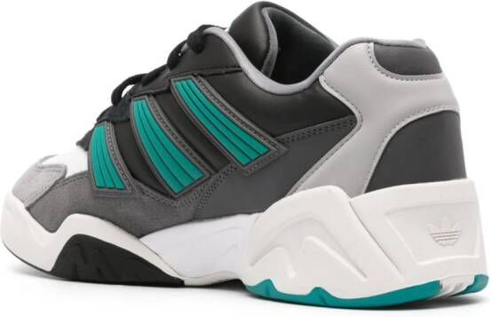 adidas Court Magnetic panelled leather sneakers Grey