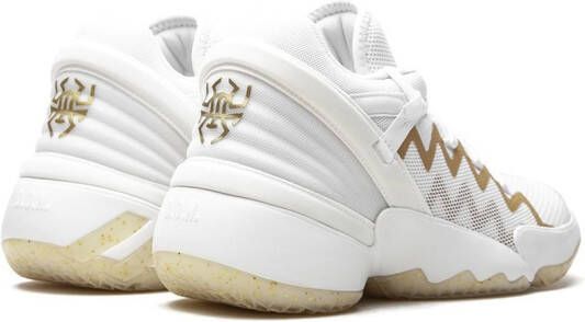 adidas D.O.N Issue 2 "White Gold Metallic" sneakers