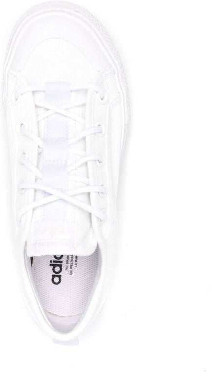adidas embossed-logo sneakers White