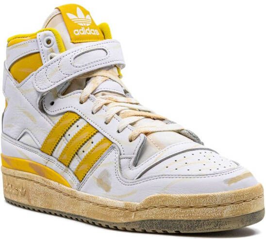 adidas Forum 84 Hi AEC "White Hazy Yellow" sneakers