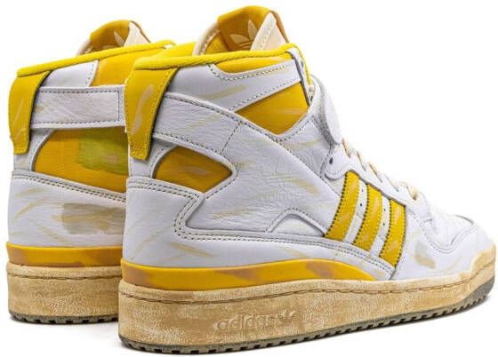 adidas Forum 84 Hi AEC "White Hazy Yellow" sneakers