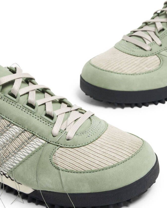 adidas frayed lace-up sneakers Green