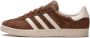 Adidas Gazelle 3-Stripes leather sneakers Brown - Thumbnail 5