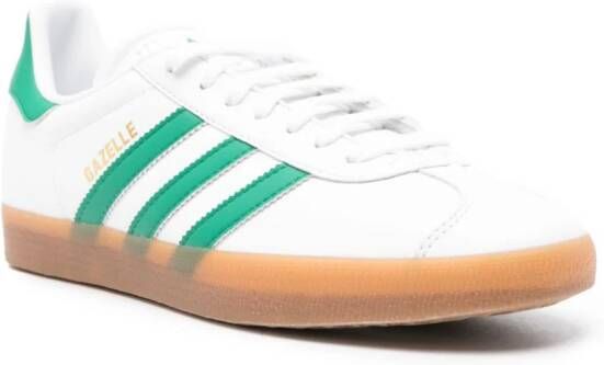 adidas Gazelle 3 Stripes-logo sneakers White