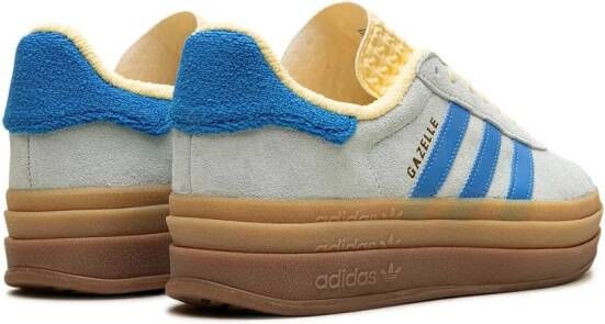 adidas Gazelle Bold "Almost Blue Yellow" sneakers
