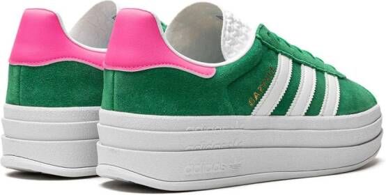 adidas Gazelle Bold "Green Lucid Pink" sneakers