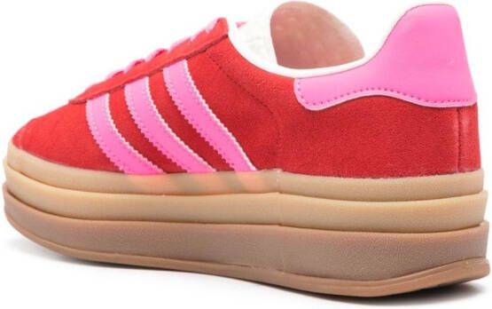 adidas Gazelle Bold leather sneakers Red