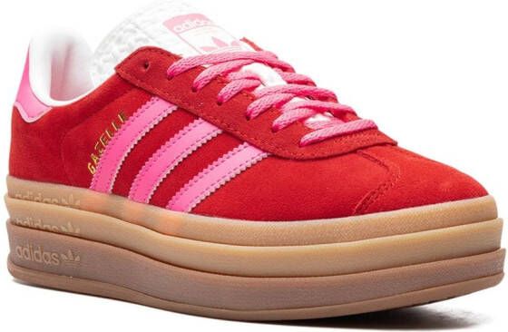 adidas Gazelle Bold leather sneakers Red