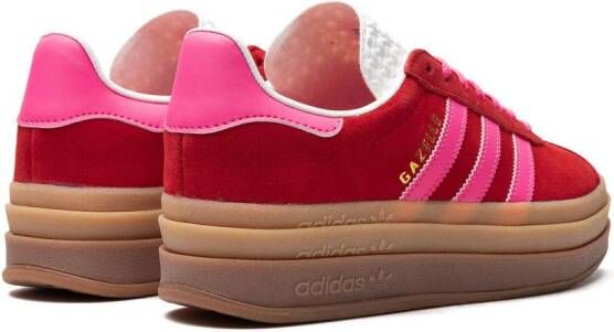 adidas Gazelle Bold leather sneakers Red