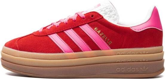 adidas Gazelle Bold leather sneakers Red