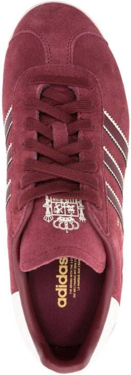 adidas Gazelle suede sneakers Red
