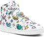 Adidas graphic-print high-top sneakers White - Thumbnail 2