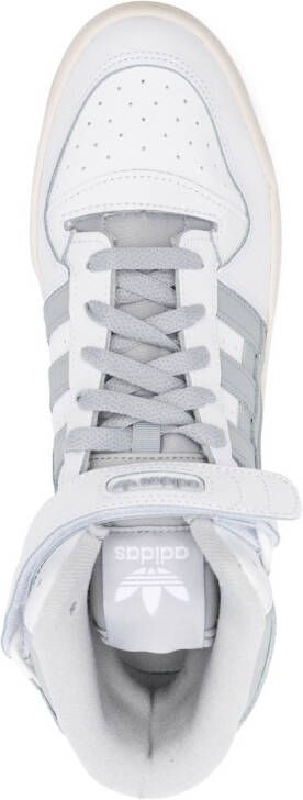 adidas high-top lace-up sneakers White