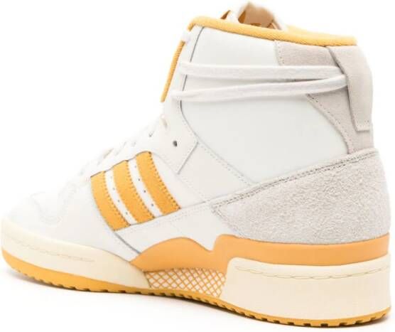 adidas high-top leather sneakers White