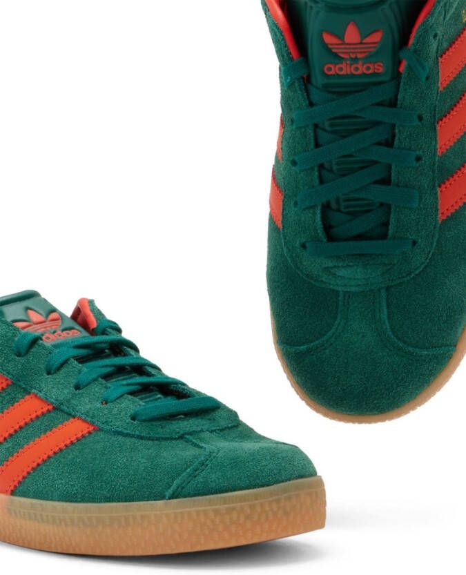 adidas Kids Gazelle suede sneakers Green