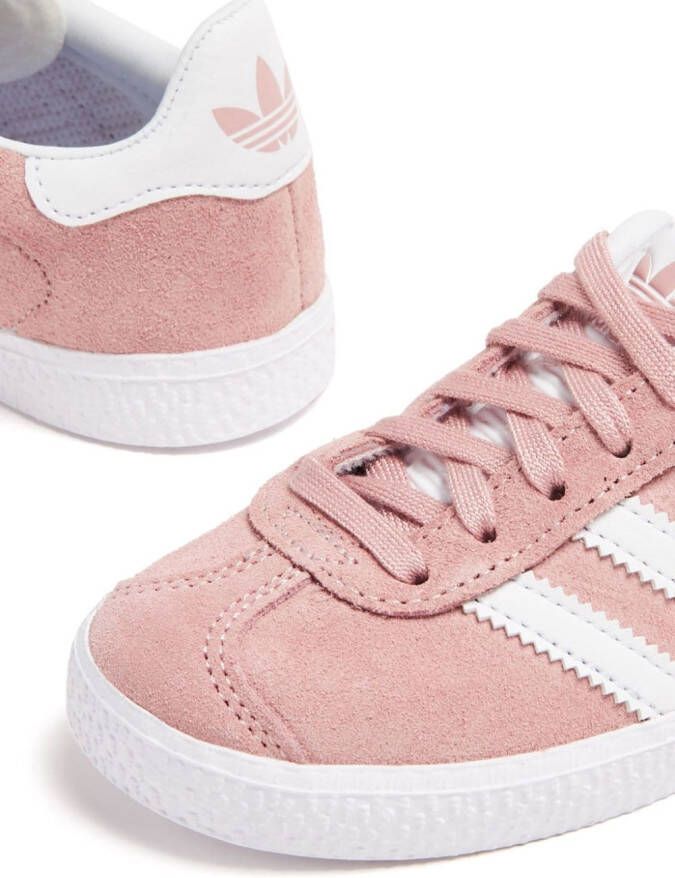 adidas Kids Gazelle suede sneakers Pink