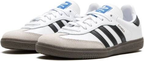 adidas Kids Samba OG C "White Black" sneakers