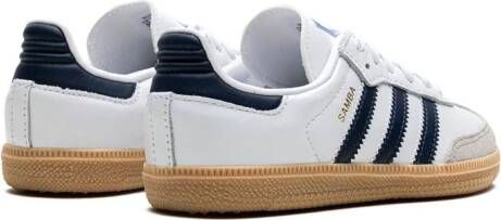 adidas Kids Samba OG "White Indigo Gum" sneakers