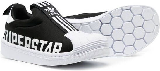 adidas Kids Superstar 360 slip-on sneakers Black