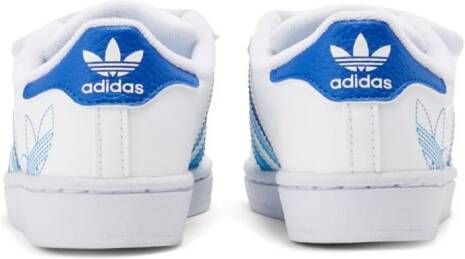 adidas Kids Superstar leather sneakers White