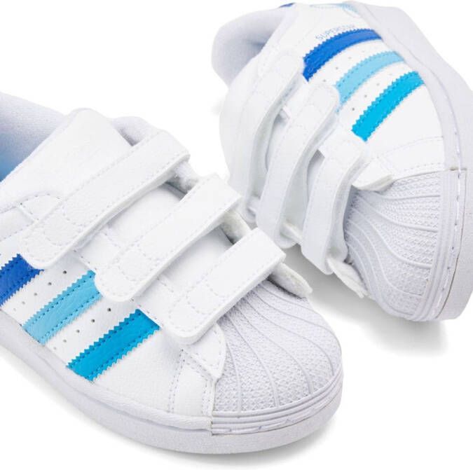 adidas Kids Superstar leather sneakers White
