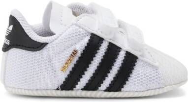 adidas Kids Superstar touch-strap sneakers White
