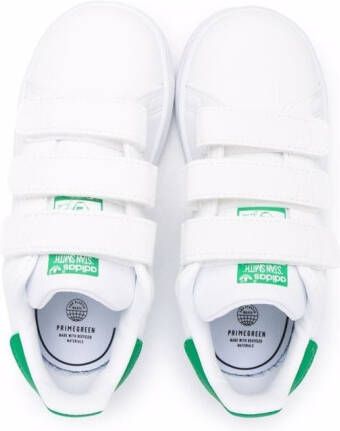 adidas Kids touch-strap low-top sneakers White