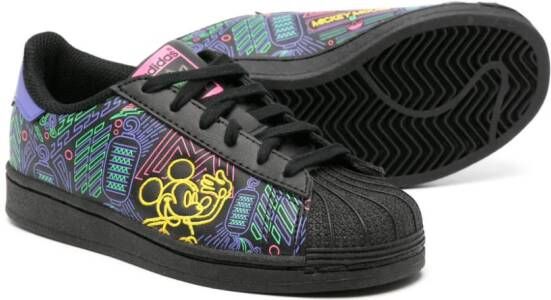 adidas Kids x Disney Mickey Superstar sneakers Black