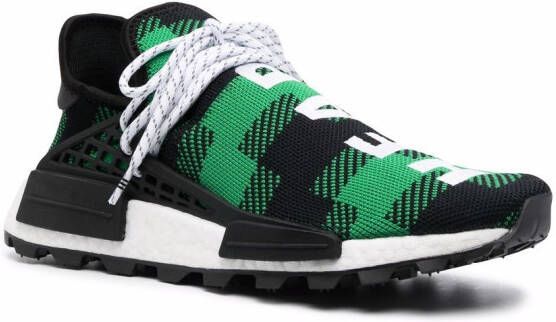 adidas knitted upper low-top sneakers Green