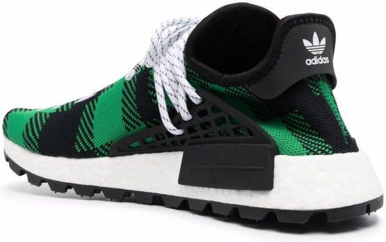 adidas knitted upper low-top sneakers Green