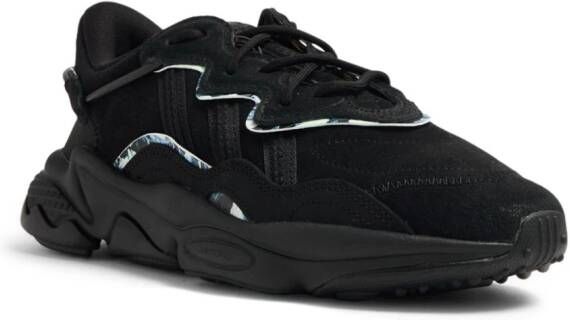 adidas logo-debossed panelled-design sneakers Black