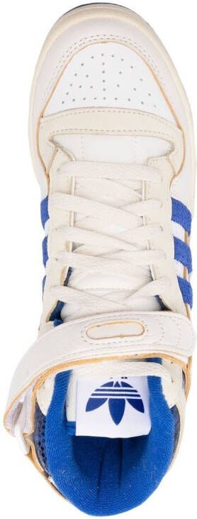 adidas logo embellished hi-top sneakers Blue