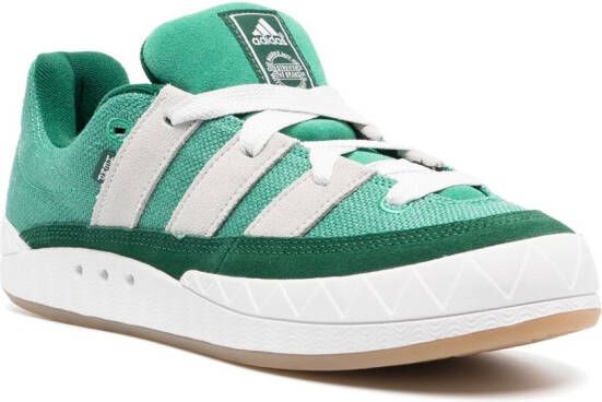 adidas logo-embroidered low-top sneakers Green