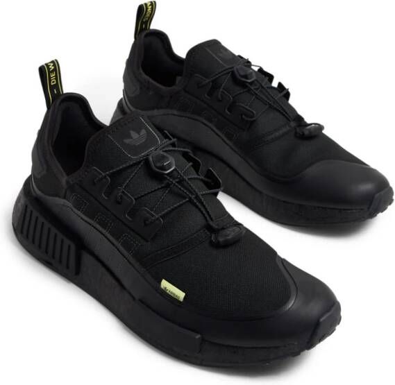 adidas logo-print round-toe sneakers Black