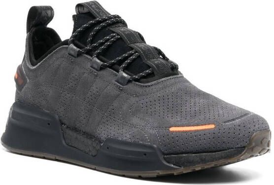 adidas mesh-panel lace-up sneakers Grey