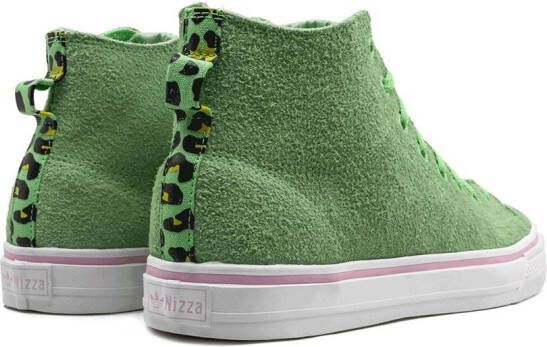 adidas Nizza Hi RFS customised sneakers Green