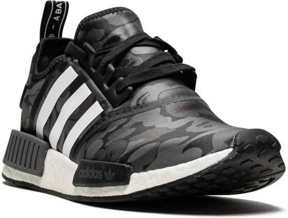 adidas x BAPE NMD_R1 "Black Camo" sneakers