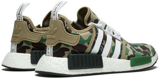 adidas x BAPE NMD_R1 "Green Camo" sneakers