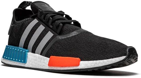 adidas NMD_R1 "Black Silver Solar Red" sneakers