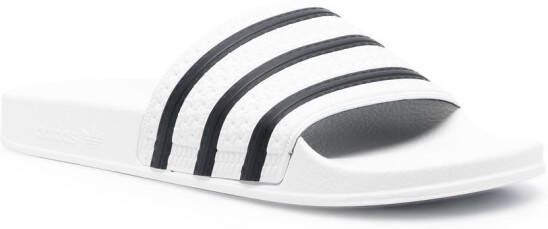 adidas Adilette "White" slides