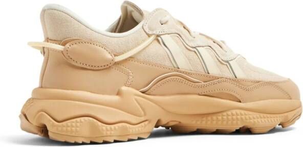 adidas Ozweego lace-up suede sneakers Neutrals