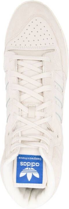 adidas panelled high-top sneakers Neutrals